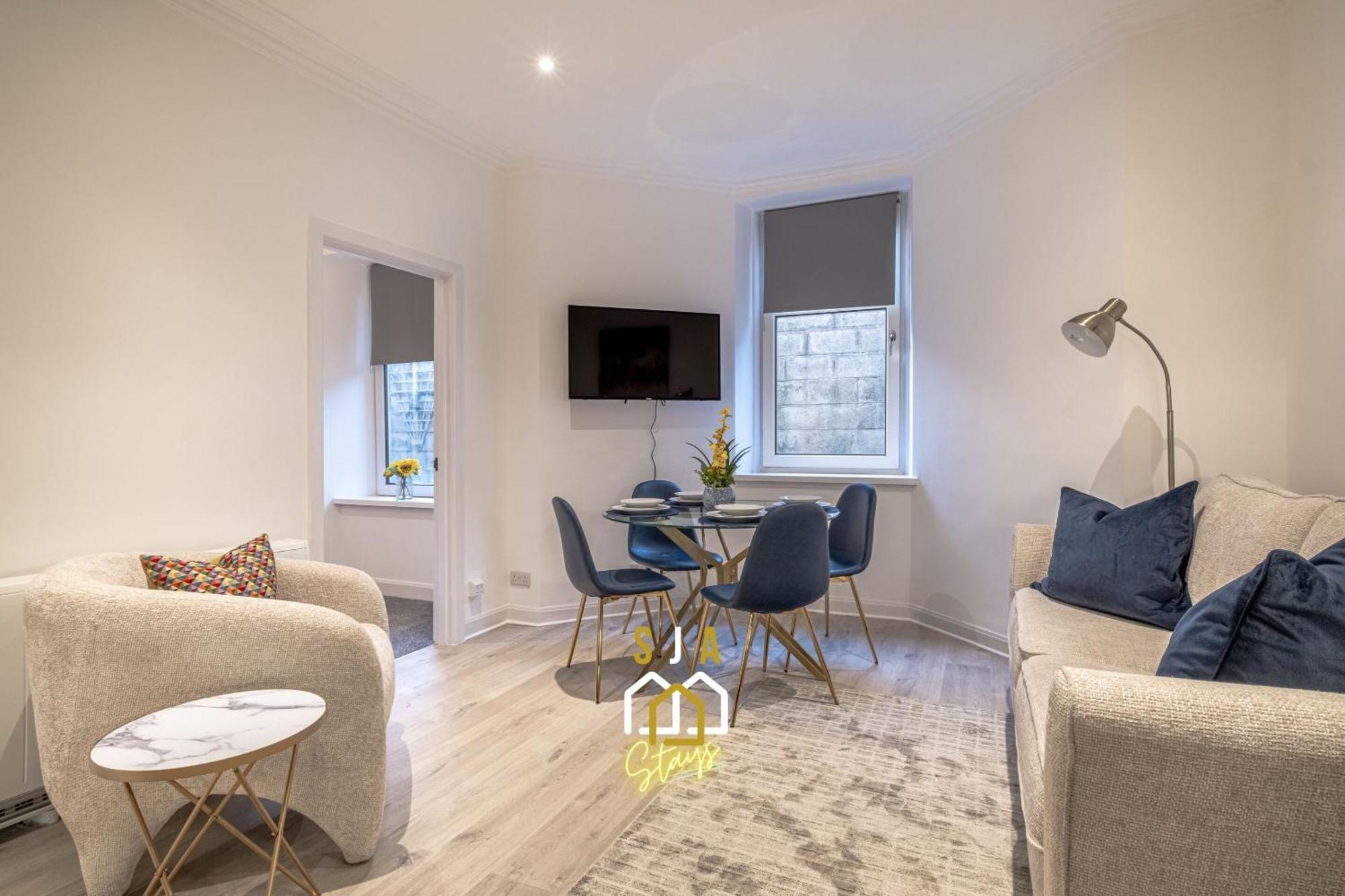 Holburn Hideaway - Sja Stays - Modern 2 Bed Apartment Aberdeen Dış mekan fotoğraf